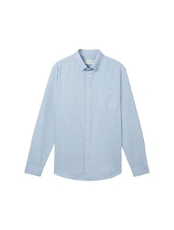 TOM TAILOR Langarmhemd hellblau TOM TAILOR Langarmhemd hellblau