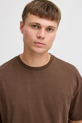 !Solid T-Shirt SDMARKELL Dunkelbraun/Khaki/Braun/Grau