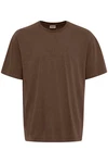 !Solid T-Shirt SDMARKELL Dunkelbraun/Khaki/Braun/Grau