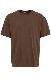 !Solid T-Shirt SDMARKELL Dunkelbraun/Khaki/Braun/Grau