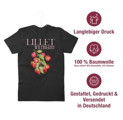 Shirtracer T-Shirt Wild Berry Lillet Wildberry Himbeeren Lillet Kostüm Karneval & Fasching Beere