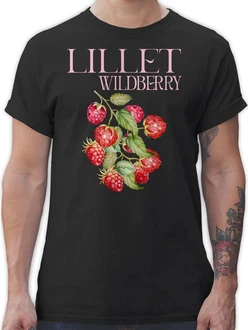 Shirtracer T-Shirt Wild Berry Lillet Wildberry Himbeeren Lillet Kostüm Karneval & Fasching Beere