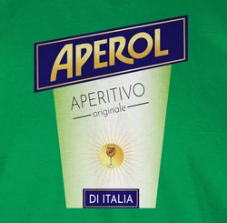 Shirtracer T-Shirt Aperol Aperitivo Kostüm Flaschen Verkleidung Orange/Hautfarben/Dunkelgrau/Grün