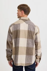 !Solid Hemdjacke SDMANHEIM Übergangsjacke Braun/Beige/Creme