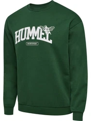 hummel Sweater hmlLOOSE CREWNECK UNIVERSITY B dunkelgrün