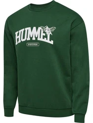 hummel Sweater hmlLOOSE CREWNECK UNIVERSITY B dunkelgrün