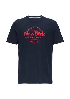 s.Oliver T-Shirt Kurzarmshirt navy/knallrot s.Oliver T-Shirt Kurzarmshirt navy/knallrot