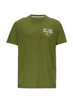 s.Oliver T-Shirt Kurzarmshirt Dunkelgrün/Grün