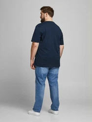 Jack & Jones Kurzarm T-Shirt 2er-Set Crew Neck (3663) Schwarz/Blau (3663)