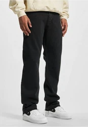 DEF Bequeme Jeans Straight Loose Fit Denim Schwarz/Khaki/Dunkelgrau
