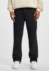 DEF Bequeme Jeans Straight Loose Fit Denim Schwarz/Khaki/Dunkelgrau