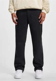DEF Bequeme Jeans Straight Loose Fit Denim Schwarz/Khaki/Dunkelgrau