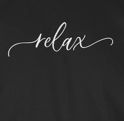 Shirtracer T-Shirt Relax Schriftzug Sprüche Statement weiß