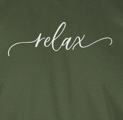 Shirtracer T-Shirt Relax Schriftzug Sprüche Statement weiß