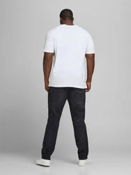 Jack & Jones Kurzarm T-Shirt 2er-Set Crew Neck (3663) Weiß/Dunkelblau (3663)