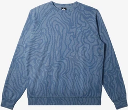 Sweatshirt RAGLANS LS OTLR BKQ6 BLUE SHADOW HTHR FLAT RIB
