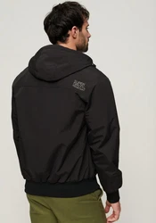 Superdry Bomberjacke Style SURPLUS NYLON HOODED BOMBER schwarz/jet schwarz
