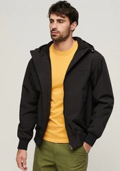 Superdry Bomberjacke Style SURPLUS NYLON HOODED BOMBER schwarz/jet schwarz