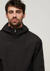 Superdry Bomberjacke Style SURPLUS NYLON HOODED BOMBER schwarz/jet schwarz