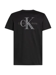 Calvin Klein Jeans T-Shirt TEXTURED MONOLOGO TEE mit Backprint 