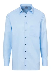 OLYMP Businesshemd Luxor comfort fit Hellblau/Blau