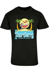 ABSOLUTE CULT Herren T-Shirt Tom and Jerry Hammock Dreams (1-tlg) Braun/Gelb/Weiß/Orange/Rot/Beige
