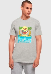 ABSOLUTE CULT Herren T-Shirt Tom and Jerry Hammock Dreams (1-tlg) Grau/Gelb/Silber