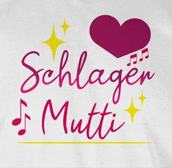 Shirtracer Tanktop Schlager Mutti Schlager Party Outfit Mischfarben/Grau/Lila