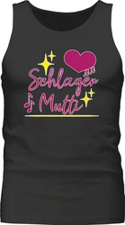 Shirtracer Tanktop Schlager Mutti Schlager Party Outfit Rosa/Mischfarben