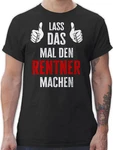 Shirtracer T-Shirt Lass das mal den Rentner machen Rentner Rente Lila/Schwarz/Silber/Rot/Gold