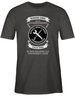 Shirtracer T-Shirt Handwerker Spruch Handwerker Geschenke