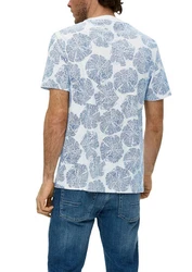 s.Oliver T-Shirt - kurzarm Shirt Blau/Hellblau