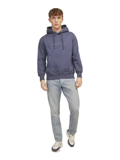 Jack & Jones Hoodie JORFREDERIKSBERG Lila/Grau/Blau/Dunkelblau Jack & Jones Hoodie JORFREDERIKSBERG Lila/Grau/Blau/Dunkelblau