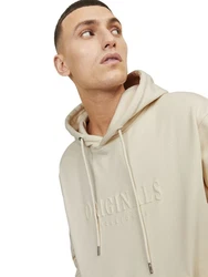 Jack & Jones Hoodie JORFREDERIKSBERG Khaki/Beige