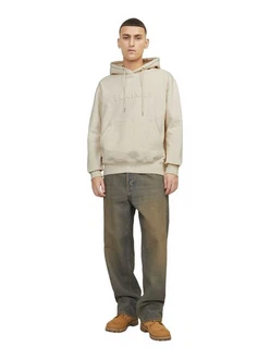 Jack & Jones Hoodie JORFREDERIKSBERG Khaki/Beige