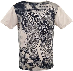 Guru-Shop T-Shirt Mirror T-Shirt sand