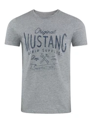 MUSTANG T-Shirt Herren Printshirt Regular Fit 
