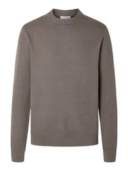 SELECTED HOMME Rundhalspullover SLHDANE braun