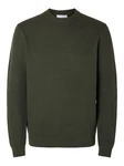 SELECTED HOMME Rundhalspullover SLHDANE Dunkelgrün SELECTED HOMME Rundhalspullover SLHDANE Dunkelgrün