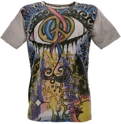 Guru-Shop T-Shirt Mirror T-Shirt grau