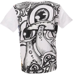 Guru-Shop T-Shirt Mirror T-Shirt Mushroom/wei