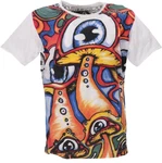 Guru-Shop T-Shirt Mirror T-Shirt Mushroom/wei