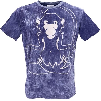 Guru-Shop T-Shirt Mirror Herren Yoga Shirt 