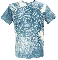 Guru-Shop T-Shirt Mirror Herren Yoga Shirt 