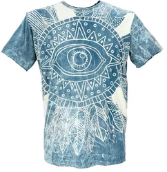 Guru-Shop T-Shirt Mirror Herren Yoga Shirt 