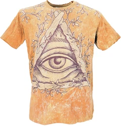 Guru-Shop T-Shirt Mirror Herren Yoga Shirt 