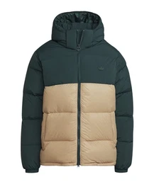 Sweatjacke Down Regenjacke Beige Polyamid
