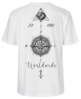 RMK T-Shirt Basic Rundhals Kompass Welt