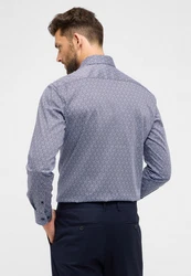 Eterna Langarmhemd MODERN FIT Dunkelblau/Lila/Fliederfarben/Hellblau/Blau