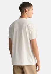 GANT T-Shirt Khaki/Weiß/Dunkelblau/Beige